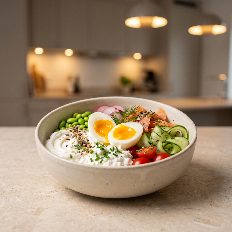 Proteinreiche kalte Küche